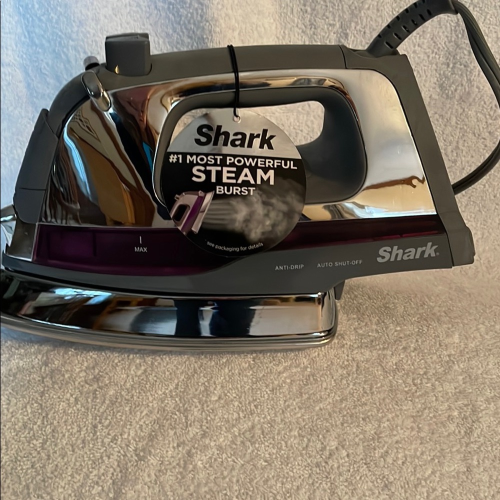 Shark Steam Burst Iron - Silver and Black